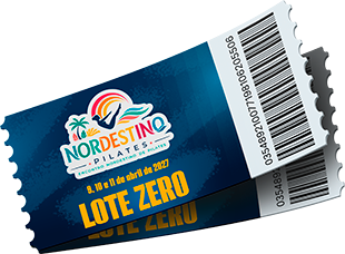 Ingressos do Lote Zero do Encontro Nordestino de Pilates