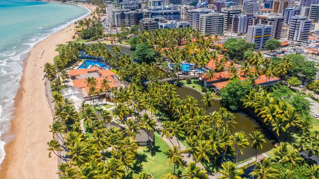 Vista aérea do Jatiúca Hotel & Resort